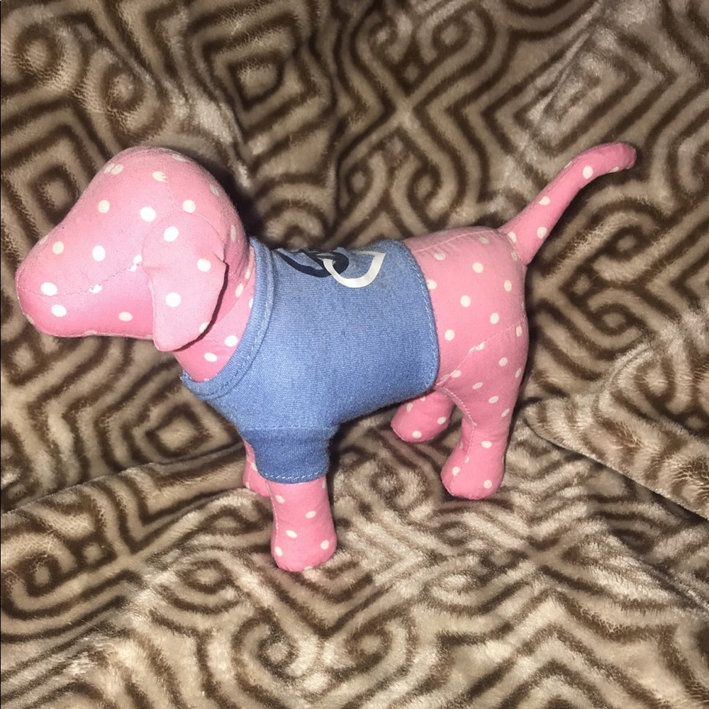 Polka dot PINK Dog
